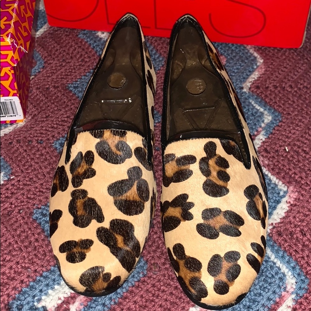 NEW Aerosoles betunia leopard loafers